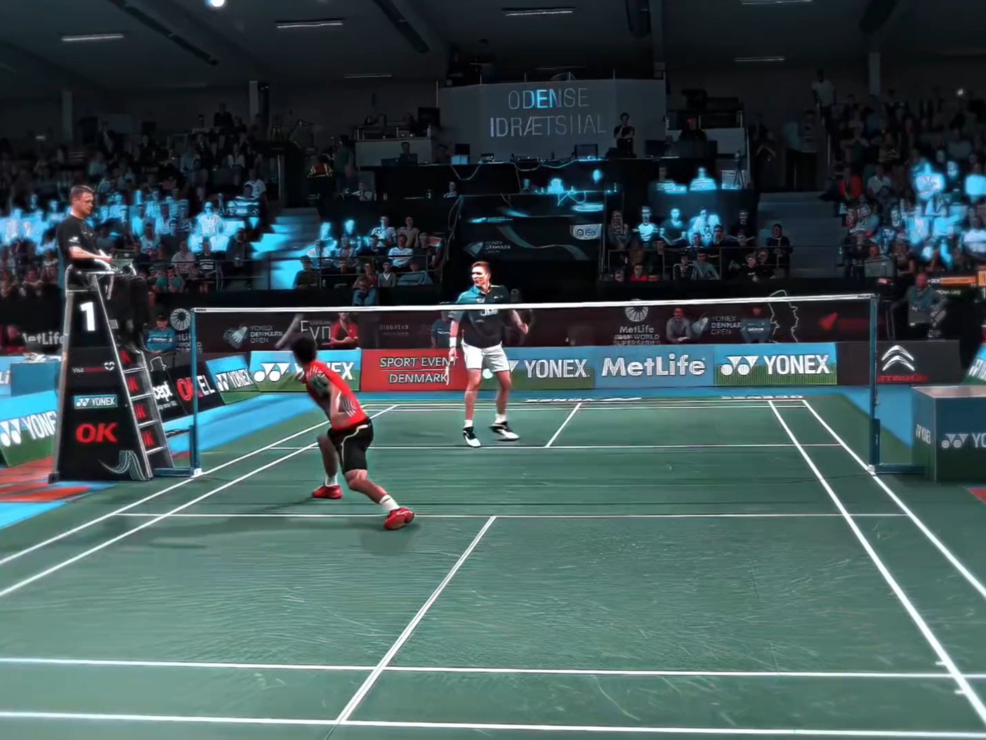 包含英格兰羽毛球队翻盘韩国羽毛球队，谌龙统治全场的词条